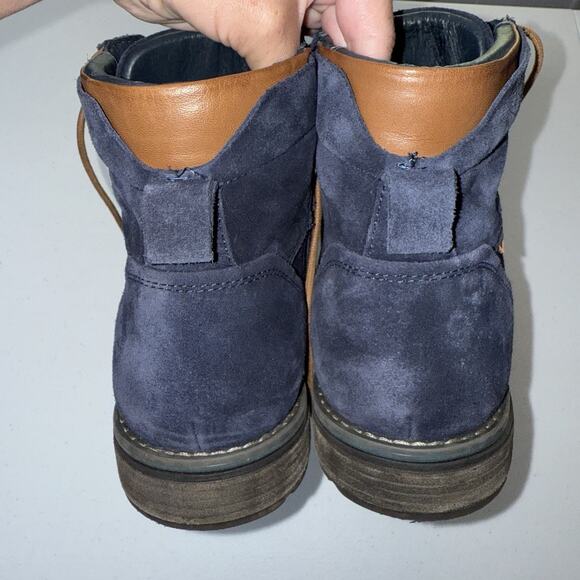 Pikolinos Men’s York Cap Toe Boots Blue Suede Leather Size 43 - Picture 7 of 8